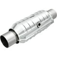 thumbnail image 5 of MagnaFlow Conv Univ 2.5in Inlet/Outlet Center/Center Round 11in Body L x 5.125in W x 15in Overall L Fits select: 1997-2020 FORD F150, 2013-2018 RAM 1500, 5 of 10