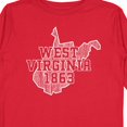 thumbnail image 4 of Inktastic West Virginia 1863 Boys or Girls Long Sleeve Toddler T-Shirt, 4 of 5