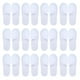 thumbnail image 1 of 20 Pares de Pantuflas Desechables con Punta Cerrada para Mujeres y Hombres Pantuflas Desechables Antideslizantes de Felpa Cepillada Ultrafinas para Hotel y Hogar, 1 of 5