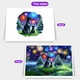 thumbnail image 2 of Happy New Year Great Dane Family Cheer Winter Midnight Firework 7x5in Folded Greeting Card Danes Dog Lover Gifts Single Note Card with Envelope - 02025, 2 of 5