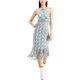 thumbnail image 1 of INC Vestido vaina con ribete de flecos para mujer, azul, mediano, 1 of 1