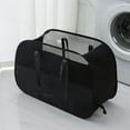 thumbnail image 4 of Extra Large Foldable Laundry Basket with Shoulder Strap - Breathable Mesh Collapsible Clothes Hamper for Home Organization (68x45x31cm), 4 of 6