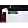 thumbnail image 2 of 10in x 3in Powered by Jesus Bumper Sticker, 2 of 3