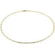 thumbnail image 3 of Cadena Figaro Diamantada Casa del Anillo 2.5 mm 65 cm Oro Sólido 14K amarillo, 3 of 7