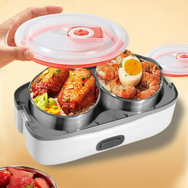 Lingouzi Electric Lunch Box, Portable Heating Electric Lunch Box, 2L