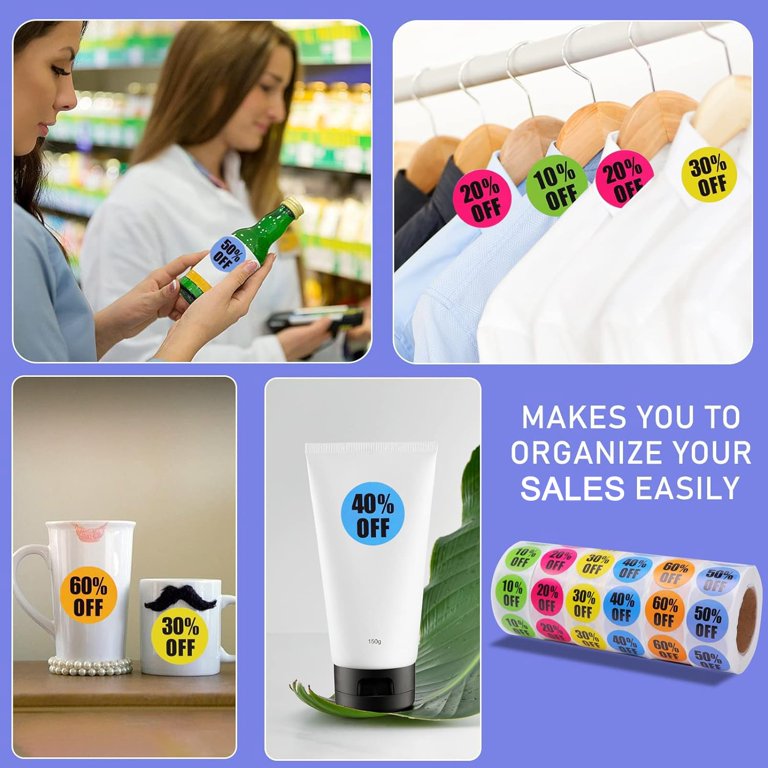 Casual Work Blazer 3000 PCS Percent Off Stickers - 10-60% Clearance ...