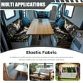 thumbnail image 5 of FOR U DESIGNS Butterfly Lavender Print RV Dinette Cushion Covers Washable Sofa Furniture Protector Stretch RV Couch Covers Include 1 Backrest Cover 1 Bench Cover and 1 Pillowcase, 5 of 8