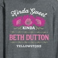 thumbnail image 3 of Yellowstone - Kinda Sweet Kinda Beth Dutton - Men's Long Sleeve T-Shirt, 3 of 6