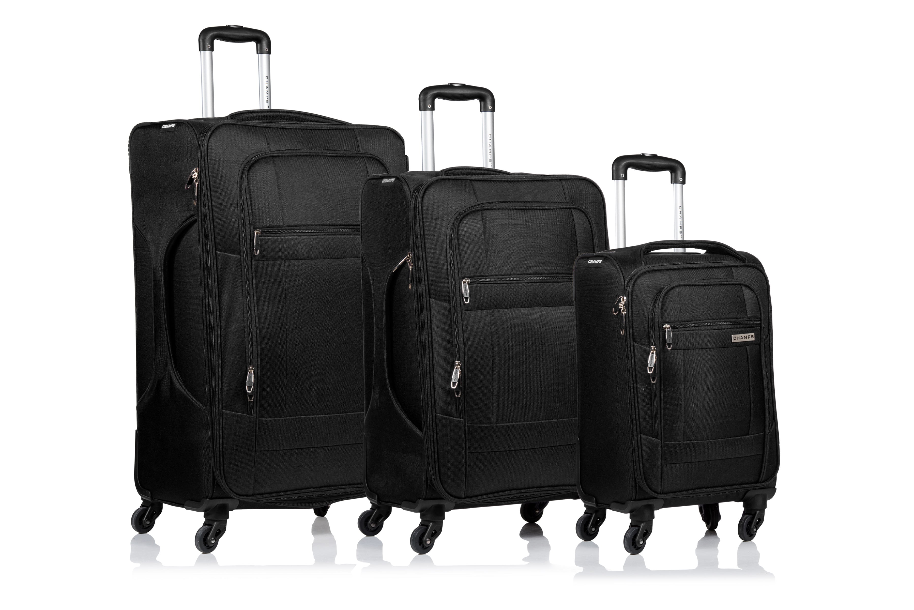 CHAMPS Champs Pacific Collection 3pc Soft Side Luggage Set Walmart