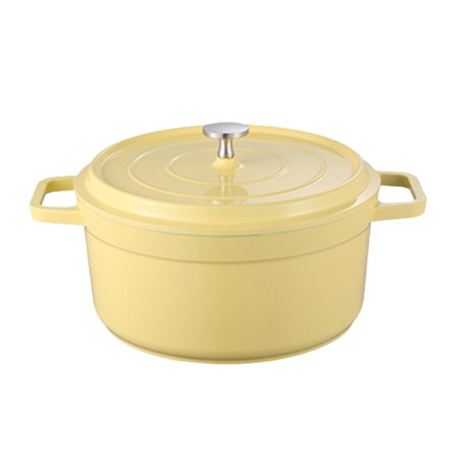 Hyasfey Heavy-duty Stockpot Non-Stick Saucepan with Lid Cast Aluminum Pot Versatile Cookware for Cooking Baking Frying Simmering