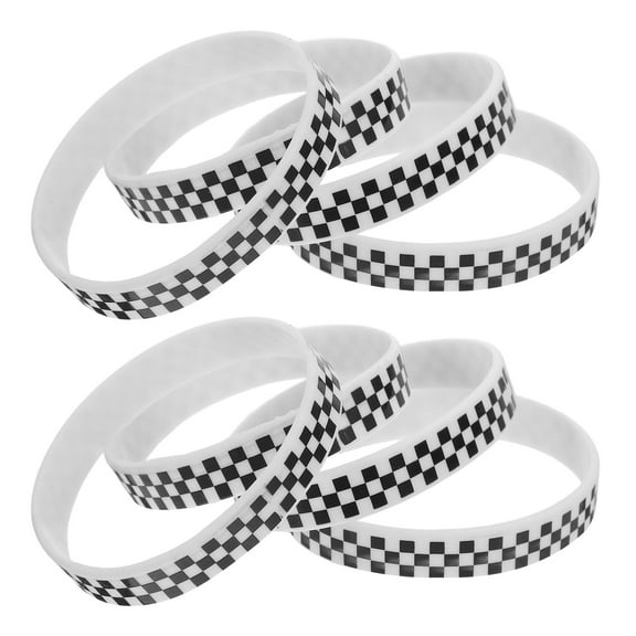 OFFIGAM 40-Pack Multi-Color Silicone Bracelets for Dance Parties, Race Car Party Favors, and Youth Racing Fans