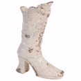 thumbnail image 1 of Benzara BM150863 Stylish Ceramic Tall Boot Vase, White, 1 of 1