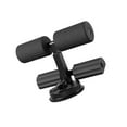 thumbnail image 1 of Nordic Hamstring Curl Strap Adjustable workout Suction Cup Sit up Padded Ankle Bar Gym black, 1 of 9