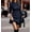 Navy, variant on Womens Sweater Dress High Collar Long Sleeve Solid Color High Collar Knitted Long Dress V Neck Bridesmaid Dress Long plus Size Wrap Dresses for Women 3x Sweater Dress for Women plus Size Lace Maxi