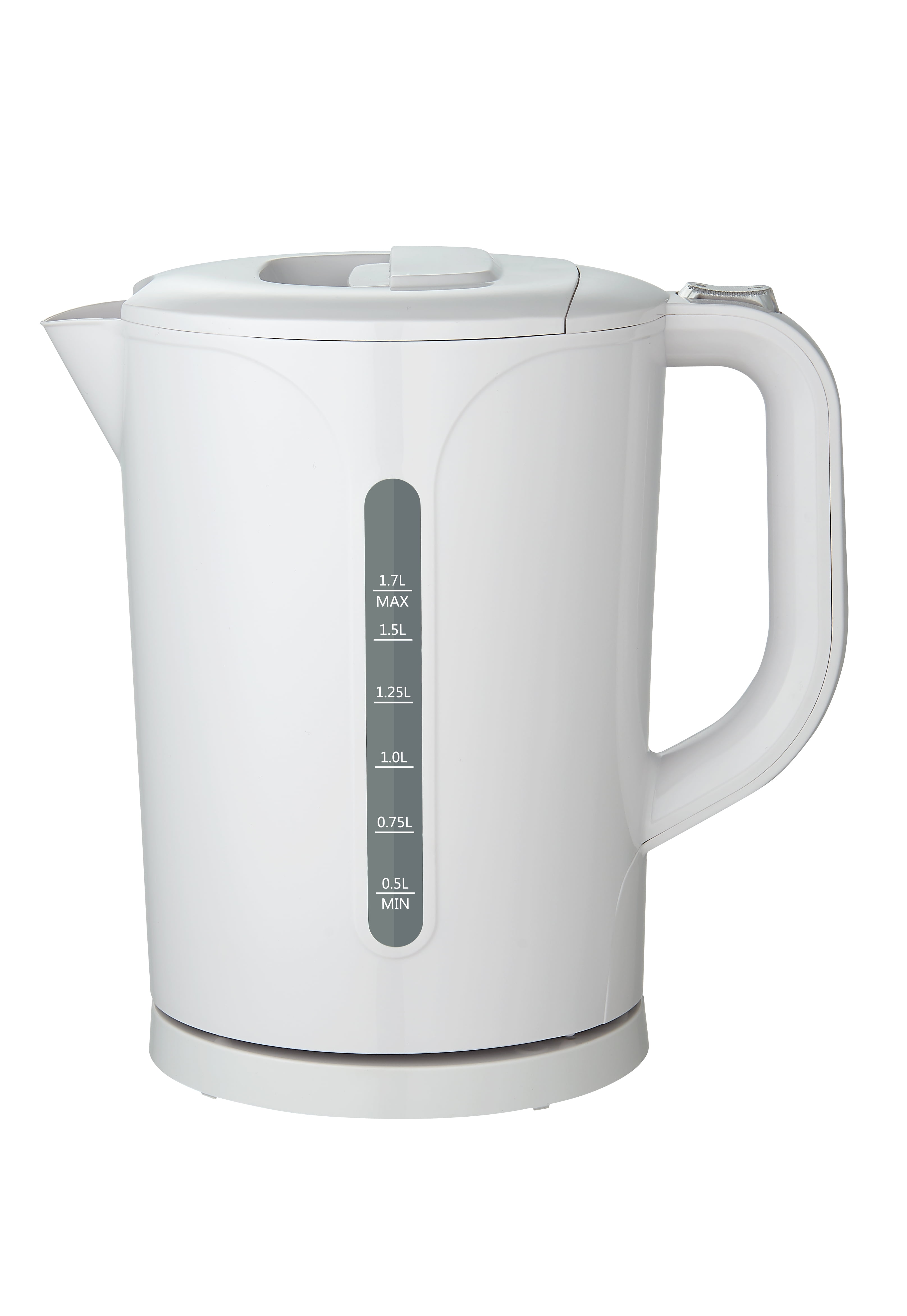 Mainstays 1.7 Liter Plastic Electric Kettle, White