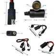 thumbnail image 5 of SIEYIO SAE Male to Female Cigarettes Lighter Socket Cable for Car Solar Battery, 5 of 10