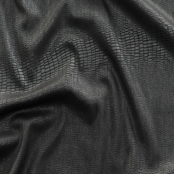 Alligator Foil Spandex fabric for fashion and upholstery