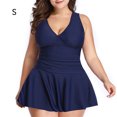thumbnail image 3 of Soidarity Traje de baño de mujer Traje de surf de secado rápido Traje de baño con cuello en V Mono Traje de baño Azul S Soidarity OD001350-01, 3 of 4