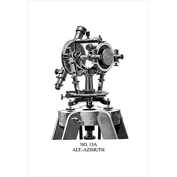 No. 15A Alt.-Azimuth Fine art canvas print (20" x 30")