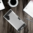 thumbnail image 4 of Rugged Hybrid Case Designed for Galaxy Note 10+/10+ 5G (2019) With Credit Card Slot And Rotating Ring Holder (Silver), 4 of 6