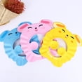 thumbnail image 4 of 2 Pcs Bonnet de Douche pour Bébé Ajustable Visière de Bain Protection Sûre-Rose+bleu, 4 of 5