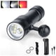 thumbnail image 5 of Greeniant Luz de relleno Buceo Linterna subacuática Blanco Rojo Fotografía Buceo Antorcha Linterna Profesional Haz impermeable Recargable Estufas de camping, 5 of 6