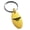 Gold, variant on Stainless Steel Zeus Greek God of Sky Engraved Small Oval Charm Keychain Keyring