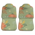 thumbnail image 5 of Vintage Green Floral Background Car Front Seat Covers Protectors , Green Automotive Seat Covers for Cars Trucks Suv, 5 of 8