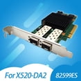 thumbnail image 2 of X520-DA2 E10G42BTDA SR2 82599ES 10G Gigabit Fiber Optical Networking Card Data Transfer Networking Card Double Optical, 2 of 8