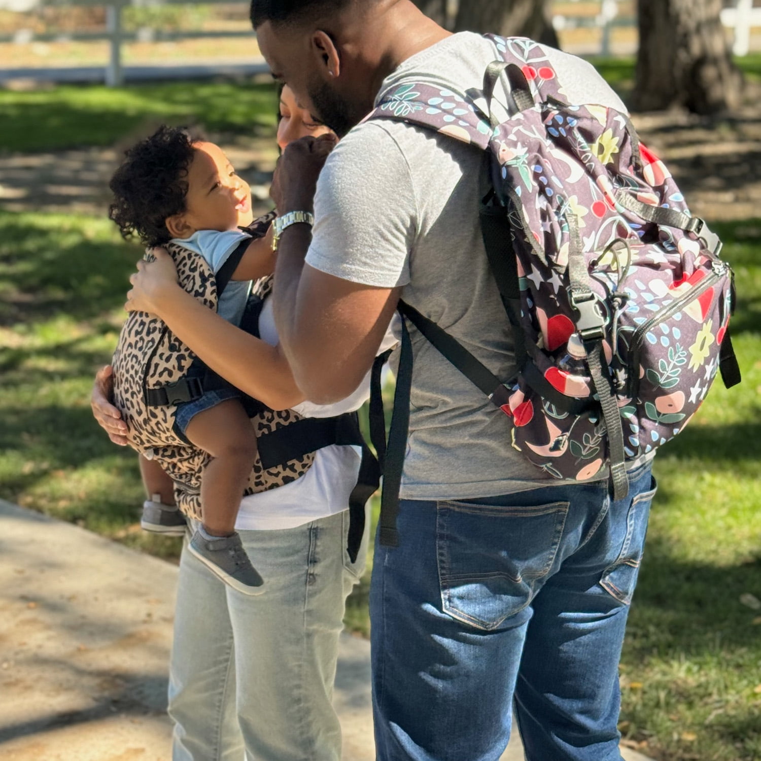 Colugo Parent Diaper Backpack, Park Icon
