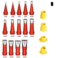 thumbnail image 2 of COM1950s Family Use Integrated Rubber Nozzle Tool Kit, Rubber Nozzle Tool with Base, Stainless Steel Material, Caulking Nozzle Applicator Coating for Home, 2 of 3