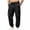 Black, variant on Man's Summer Cargo Pants Work Drawstring Pants Big and Tall Outdoor Relaxed Fit Straight Leg Jogger Pants Multi Pocket Khaki XXXL