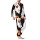 thumbnail image 2 of Balery Halloween Ghosts And Pumpkins Pijama para Hombre de Dos Piezas con Manga Larga, Conjunto de Dormir y Descanso Suave con Bolsillos-X-Large, 2 of 7