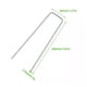 thumbnail image 3 of Pasador de césped en forma de U de metal para jardín, tierra de grapas, clavija de césped artificial, kit de uñas de fijación para paisaje 50 Piezas sidaley HA003961-00, 3 of 5