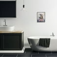 thumbnail image 2 of Stupell Industries Regal Safari Elephant with Pink Bath Tub Black Framed by Karen Weber Fine Art, 2 of 7