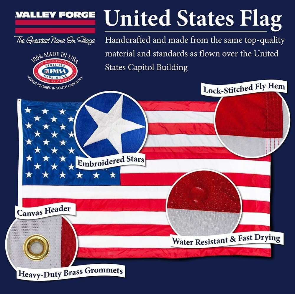 Valley Forge Valley Forge Nylon American Flag