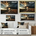 thumbnail image 4 of Designart "Dakota in the Storm" Landscapes Floater Framed Wall Decor, 4 of 7