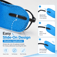 thumbnail image 4 of Eye Patches for Glasses 6 Pack, MODANU Reusable Non-Woven Fabric Eye Patches to Cover Left Right Eye Improve Vision for Kids' & Adults' Lazy Eye Amblyopia Strabismus, Red, 4 of 7
