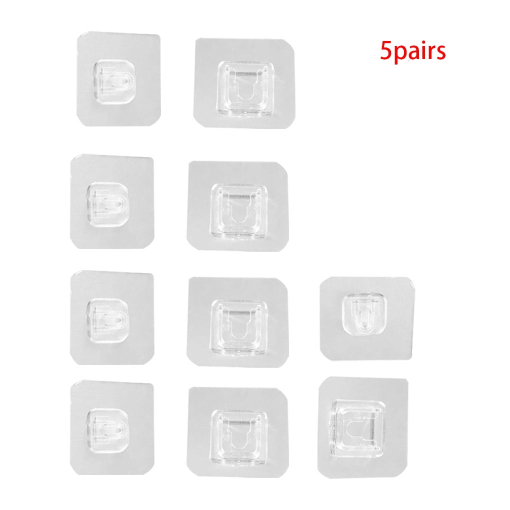 Doublesided Adhesive Wall Hooks Bathroom Photo Frame Holder Adhesive