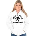 thumbnail image 4 of Bigfoot the Hide and Seek Champion Zip Up Hoodie Men's Women's Brisco Brands S, 4 of 6