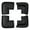 Black, variant on 4pcs Black Desk Edge Foam Corner Cushion Guard  Soft Bumper Protector
