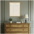 thumbnail image 2 of Kate and Laurel Framed Fabric Pinboard 20 x 26, Linen Library Card Printed Linen Classic Bulletin Board for Use as a Vision Board or Wall Organization, Florence Gold Frame, 2 of 8