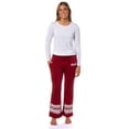 thumbnail image 2 of Coca-Cola Women's Holiday Graphic Junior's Sweatpants Flair Lounge Pajama Pants, 2 of 7
