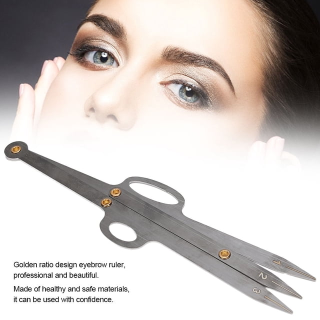 Eyebrow Stencil, Professional Design Improve Efficiency Eyebrow Ruler For Eyebrows Makeup