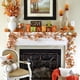 thumbnail image 3 of Autumn Clearance Fall Maple Frostleaf Red Vine Leaf Pendant- 6.5ft/Piece Artificial Fall Foliage Garland Thanksgiving Decor For Home Wedding Party Christmas, 3 of 5