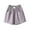 Grey, variant on Women's Spring Summer Solid Cotton Li Nen Shorts With Split Pocket Casual Pants