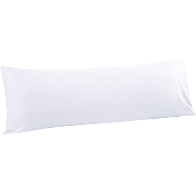 Housse de Coussin en Microfibre Brossée pour Corps Moins de 10, Douce et Confortable, pour Adultes 20 Pouces X 54 Pouces (Coussin de Corps Non Inclus)