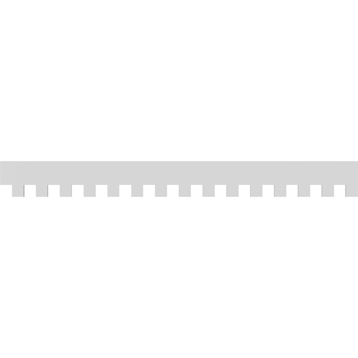 9"H x 1"P x 90"L Sanford Architectural Grade PVC Dentil Trim