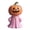 A, variant on TONGYIJIA Pumpkin Ghost Ornament, Pink Pumpkin Ghost Resin Craft Figurine for Halloween Fall Festival Home Tabletop Decor Gift