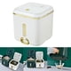 thumbnail image 4 of Contenedor hermético para almacenar alimentos de cocina, organizador de alimentos para mascotas, plástico libre de BPA Blanco L, 4 of 9